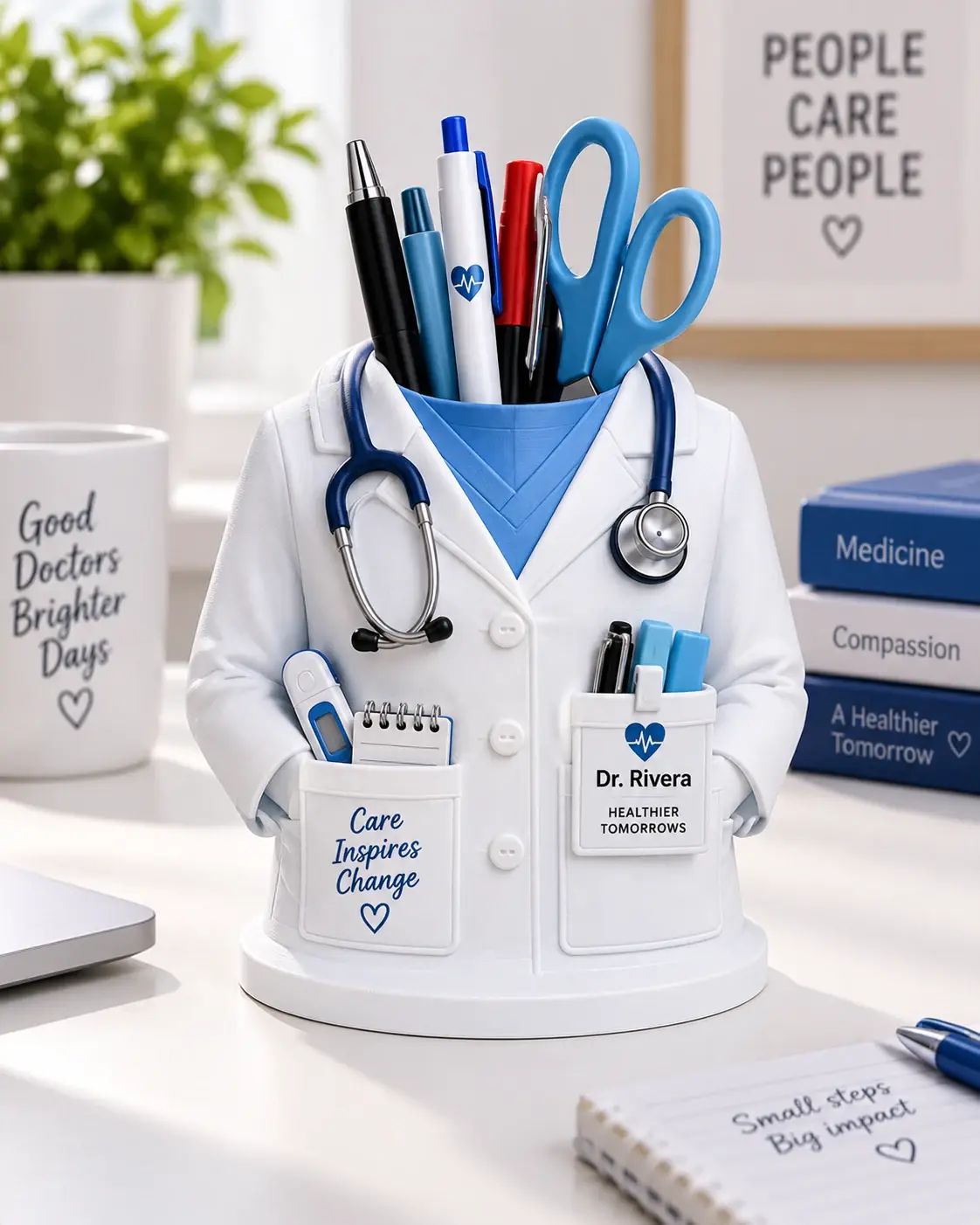 Organizador de Mesa Profissão Medicina - imagem 1